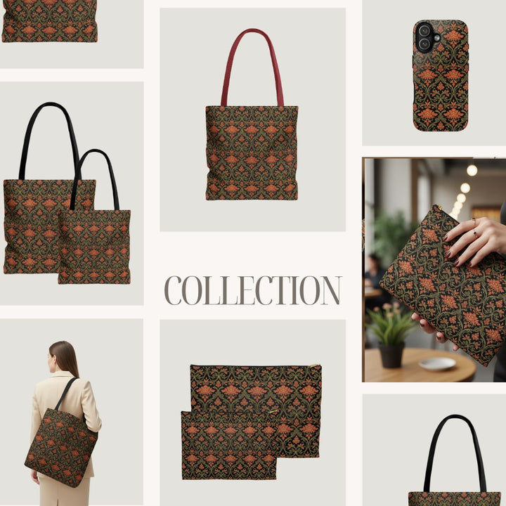 Batik Print Tote Bag -   Traditional Pattern 12