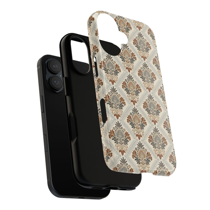 Modern Batik Pattern Tough Phone Cases Personalizable - Toile 3