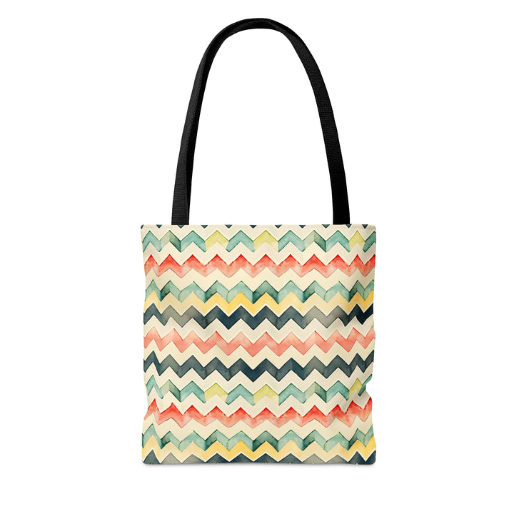 Fun Chevron Pattern Tote Bag For Everyday Use