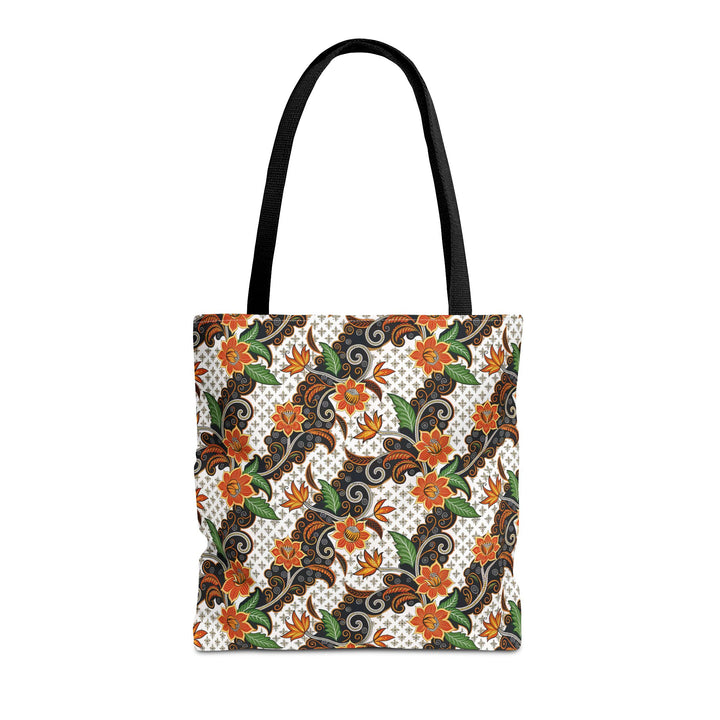 Batik Print Tote Bag -  Batik Flower 2