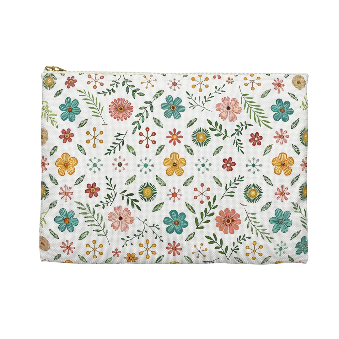 Copy of Floral Accessory Pouch - Boho Style Organizer for Makeup, Travel, Gifts, and Daily Essentials