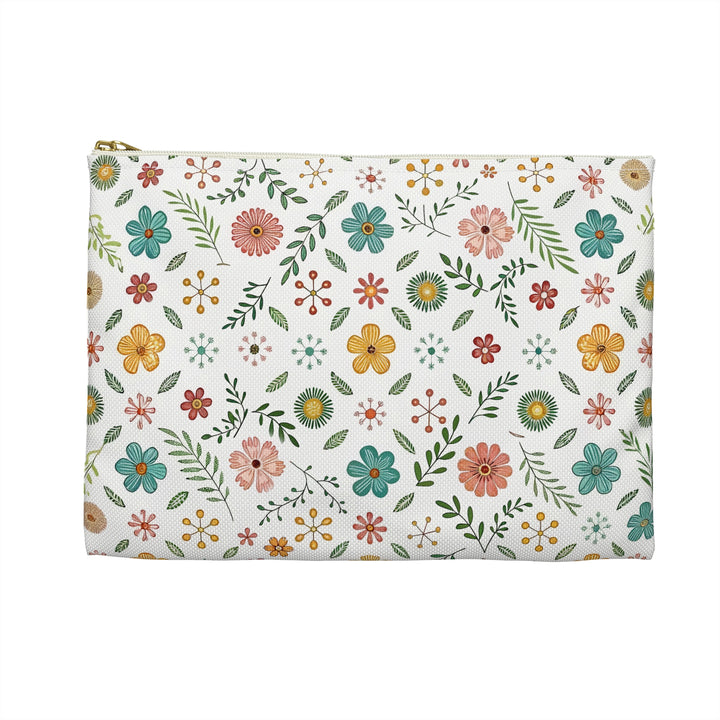 Copy of Floral Accessory Pouch - Boho Style Organizer for Makeup, Travel, Gifts, and Daily Essentials