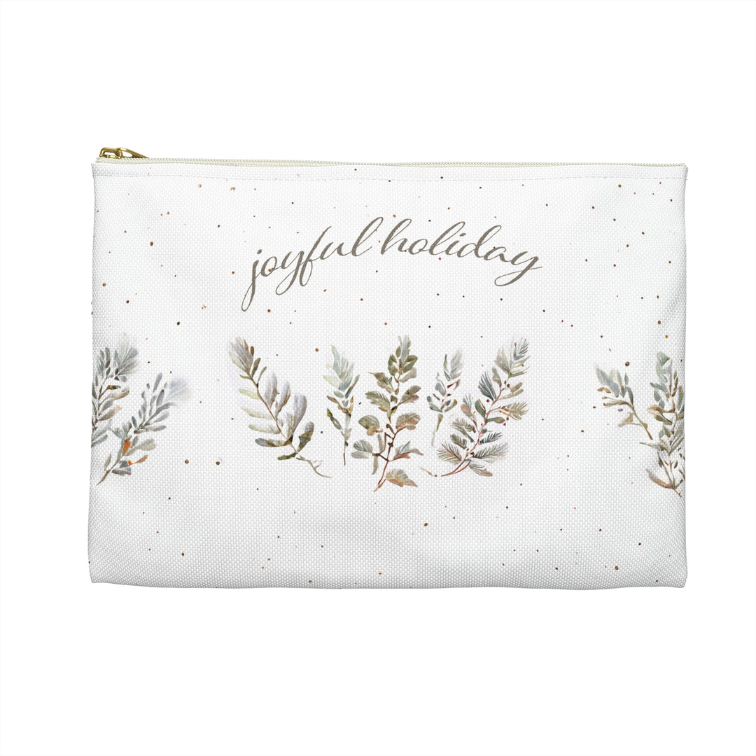 Cute Woodland Holiday Makeup Bag Personalized