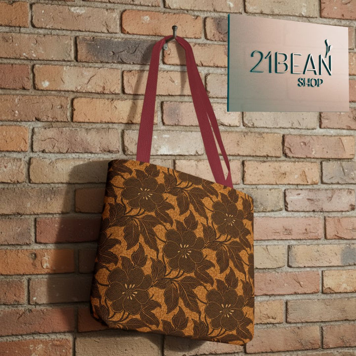 Batik Print Tote Bag -   Traditional Pattern 9
