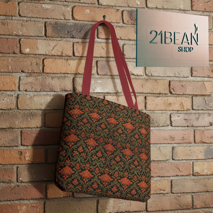 Batik Print Tote Bag -   Traditional Pattern 12