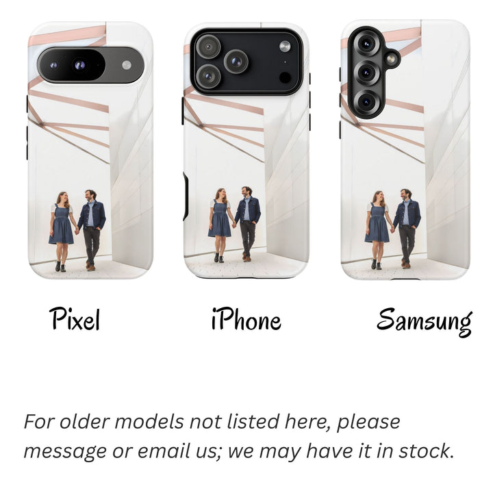 Though Phone Case With Photo -  Fine Art Style Custom Photo Phone Case