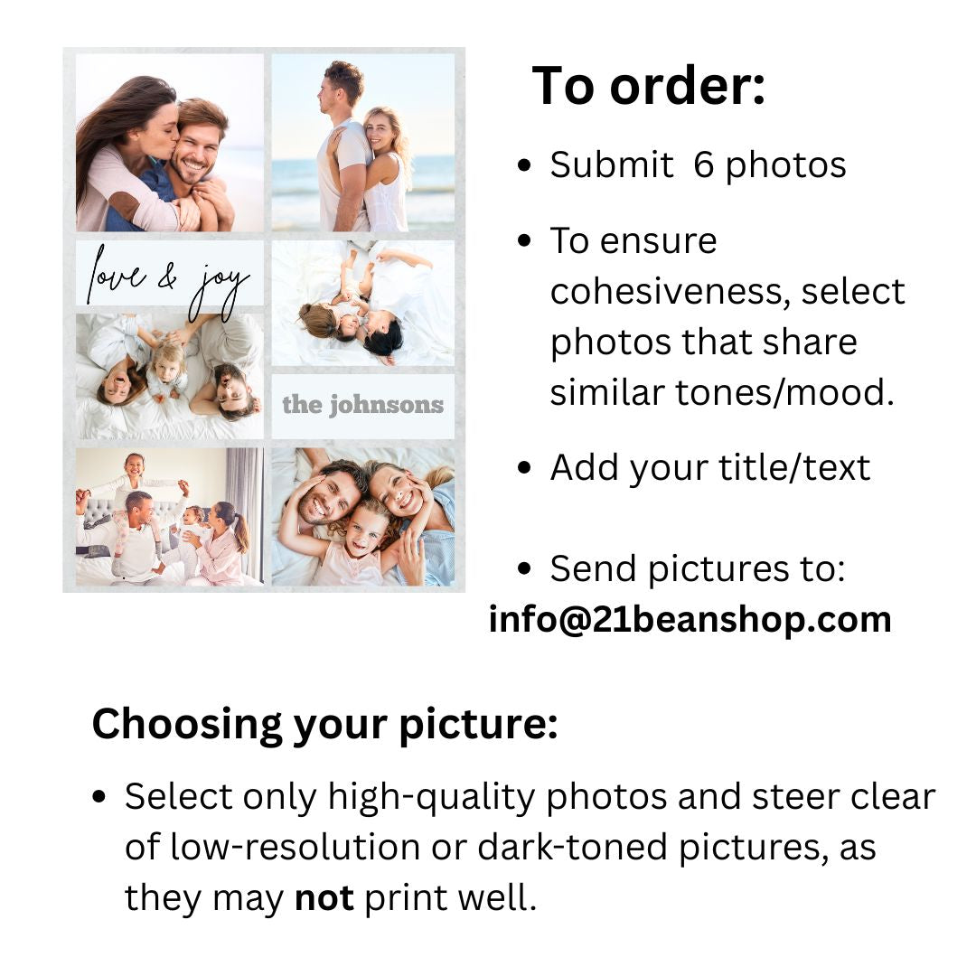 Personalized  Plush Blanket - Love And Joy