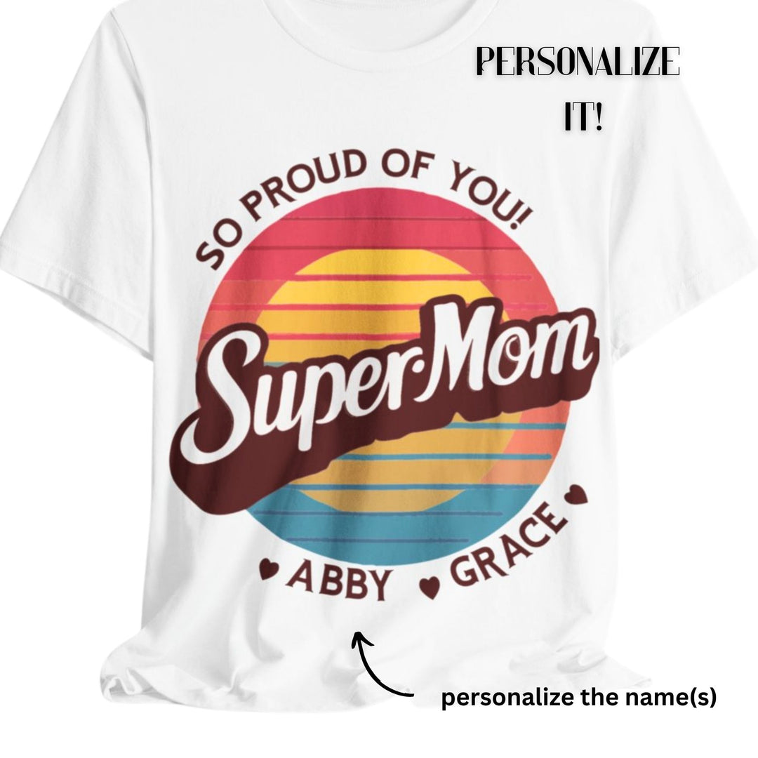 Super Mom Retro T-Shirt