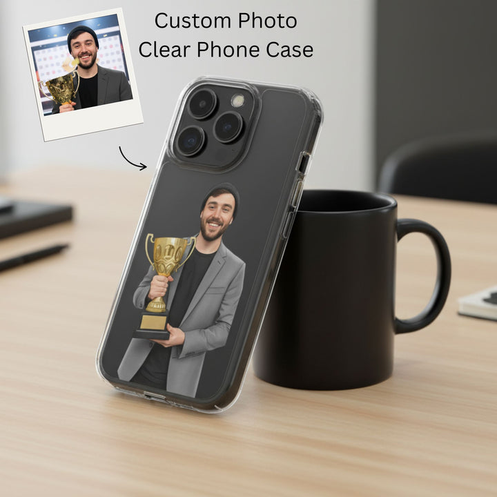 Custom Photo On Clear Phone Case - Print Your Photo