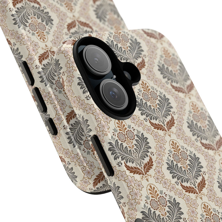 Modern Batik Pattern Tough Phone Cases Personalizable - Toile 1