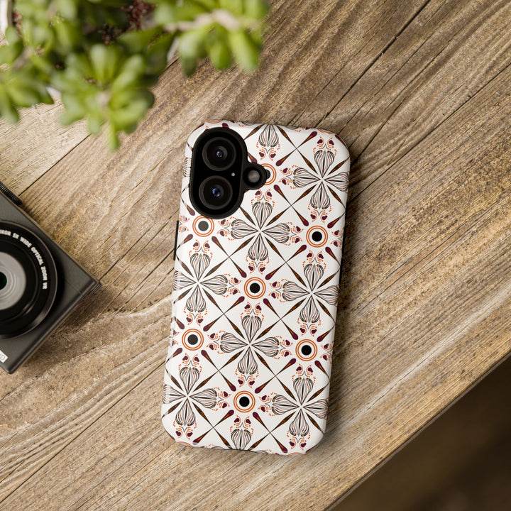 Traditional Batik Pattern Tough Phone Cases Personalizable - Modern Batik Pattern