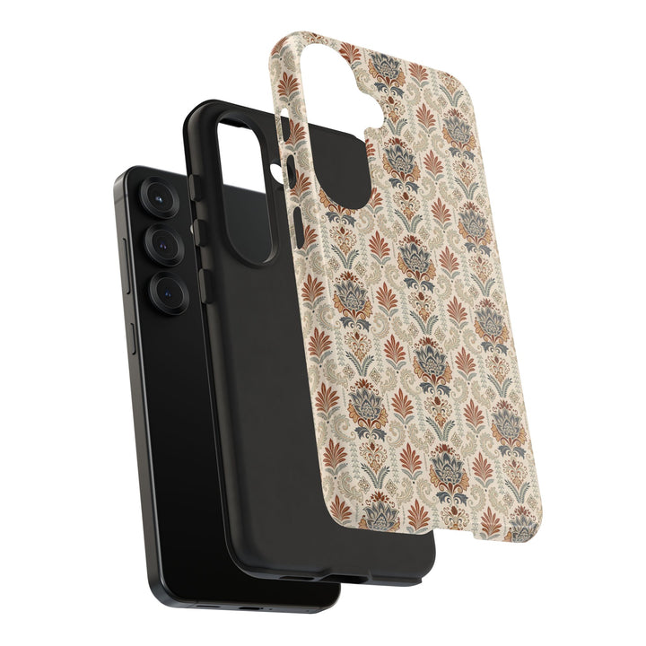 Modern Batik Pattern Tough Phone Cases Personalizable - Toile 2