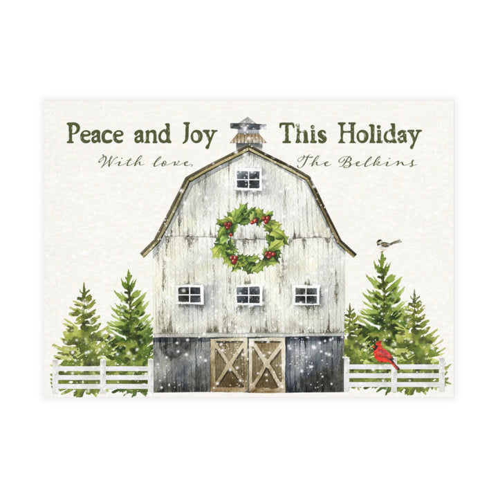 Peace & Joy This Holiday Greeting Cards
