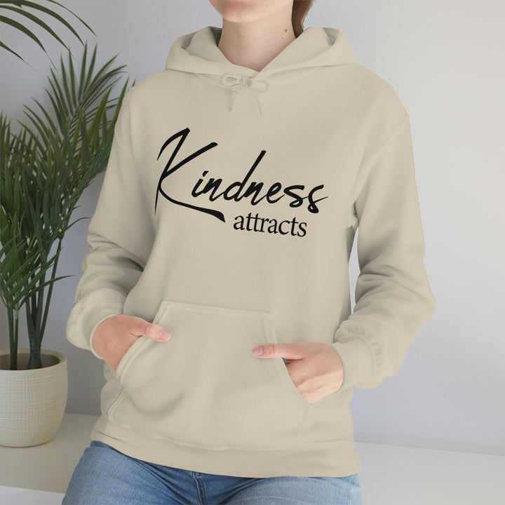 Kindness Attracts Heavy Blend™ Hooded Sweatshirt