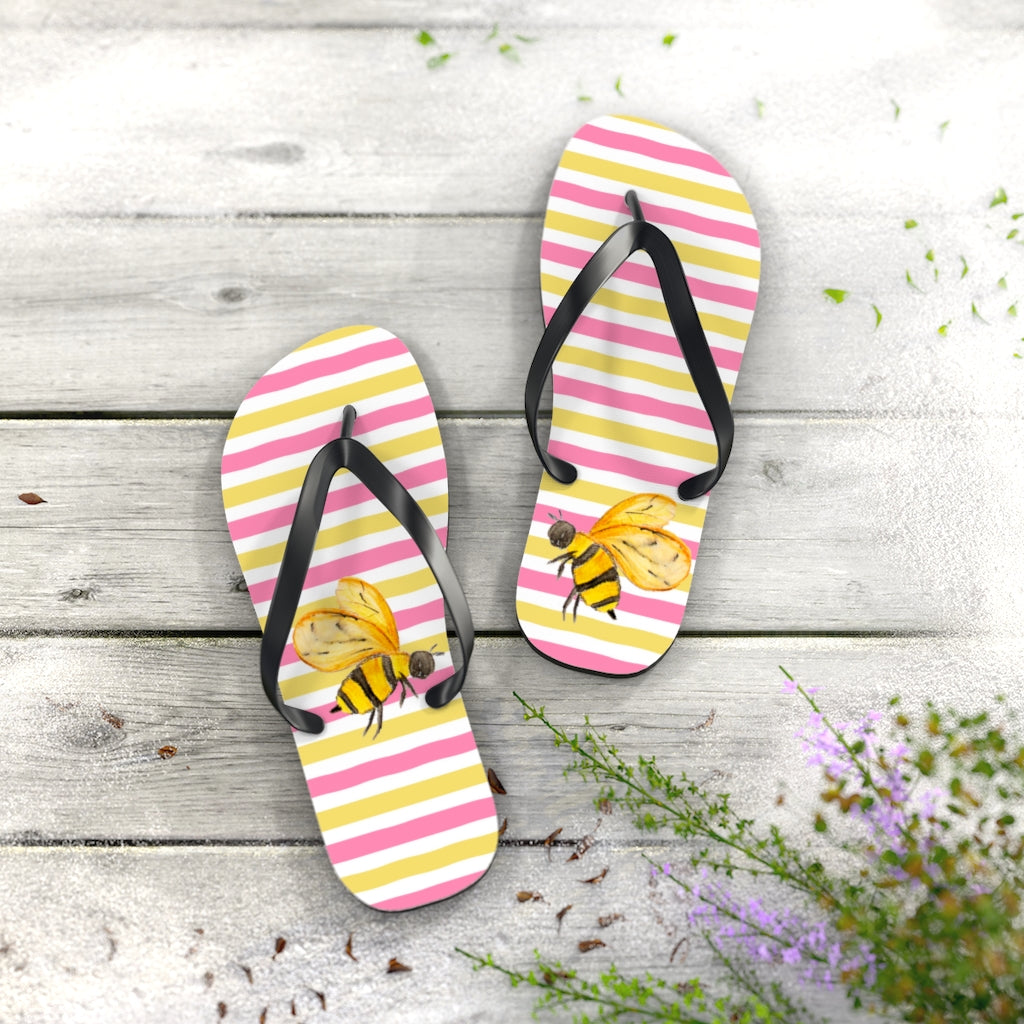 Sweet Bees Flip Flops