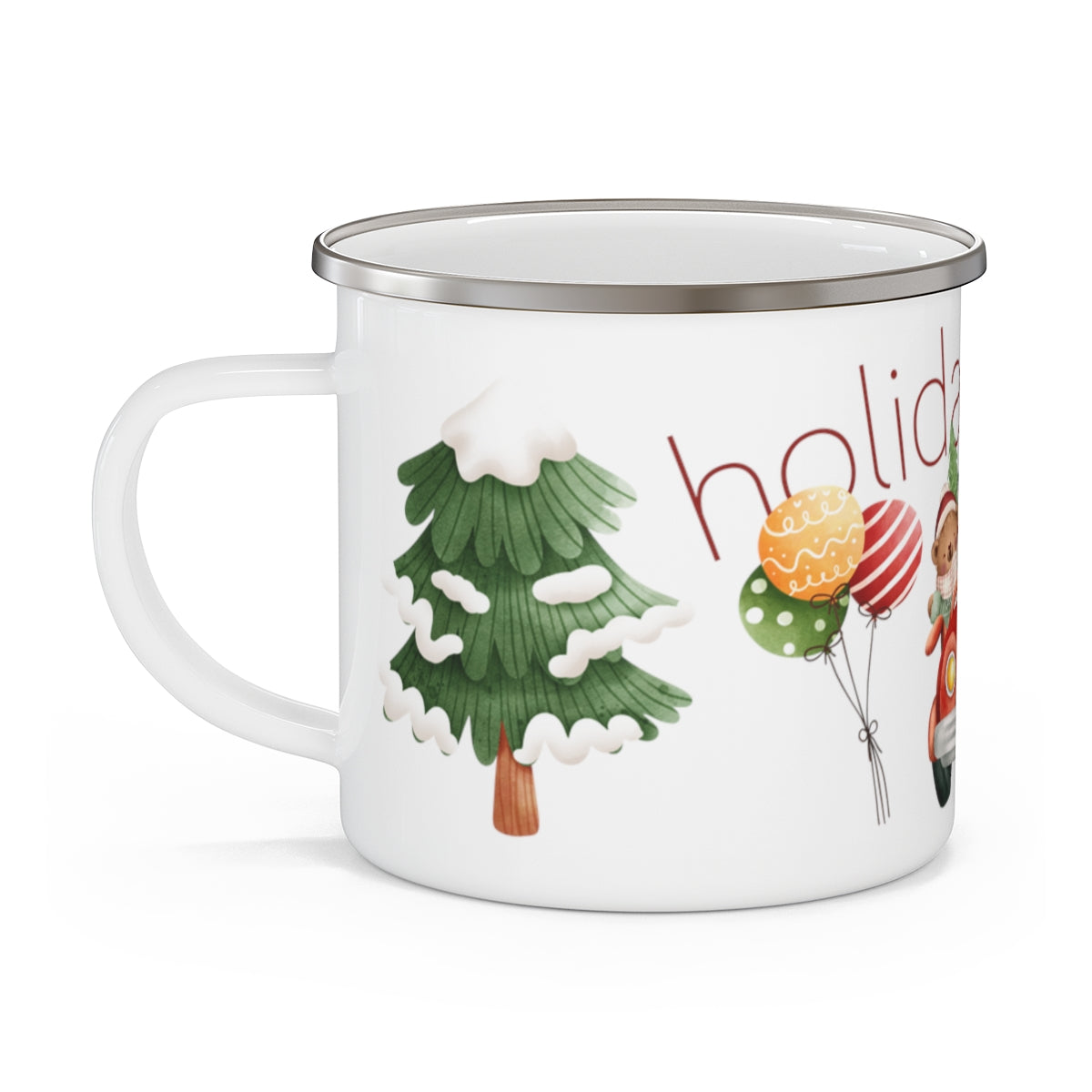 Holiday Time Enamel Mug