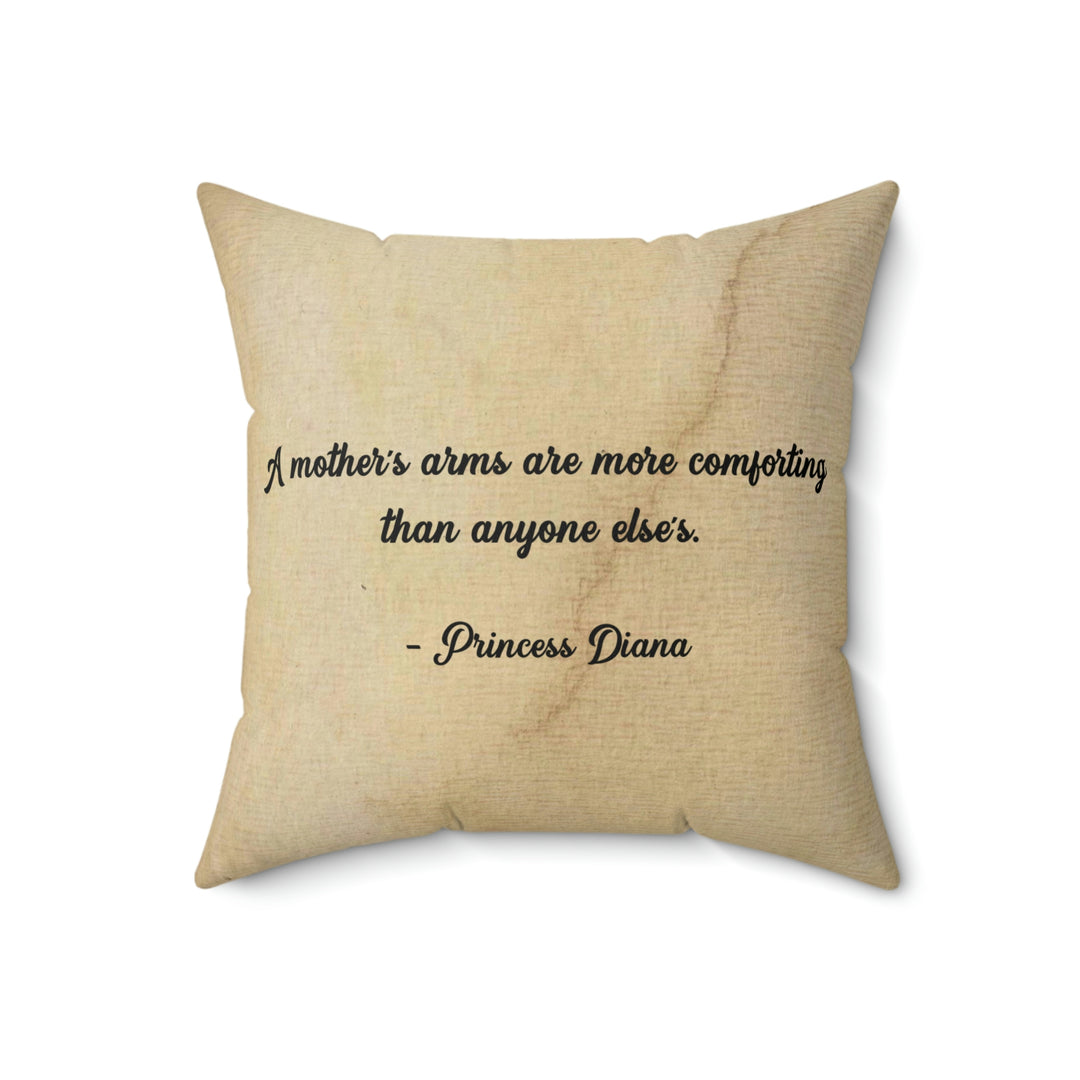 Mother's Comforting Arms Square Pillow