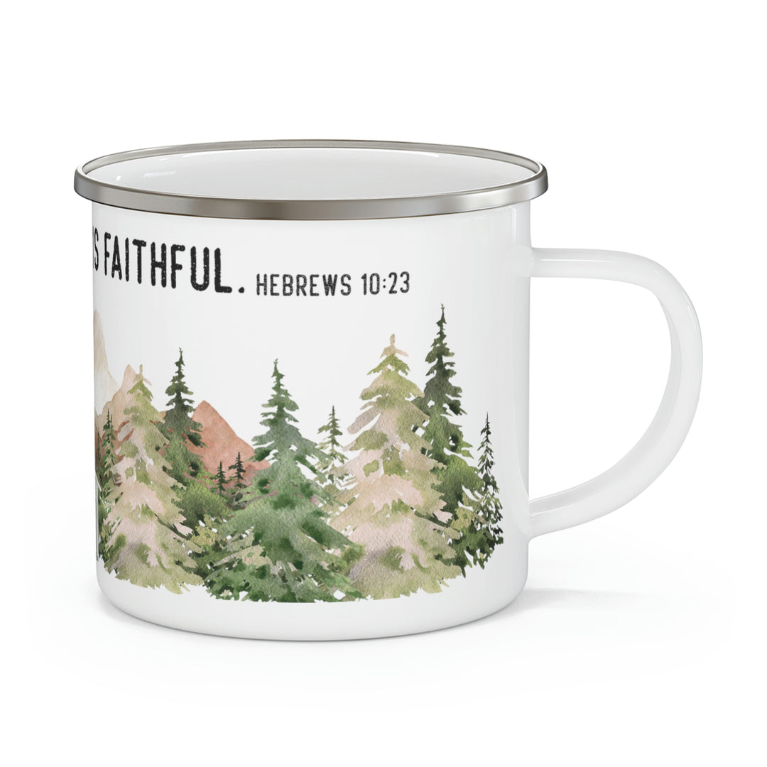 Hebrews 1023 Enamel Mug