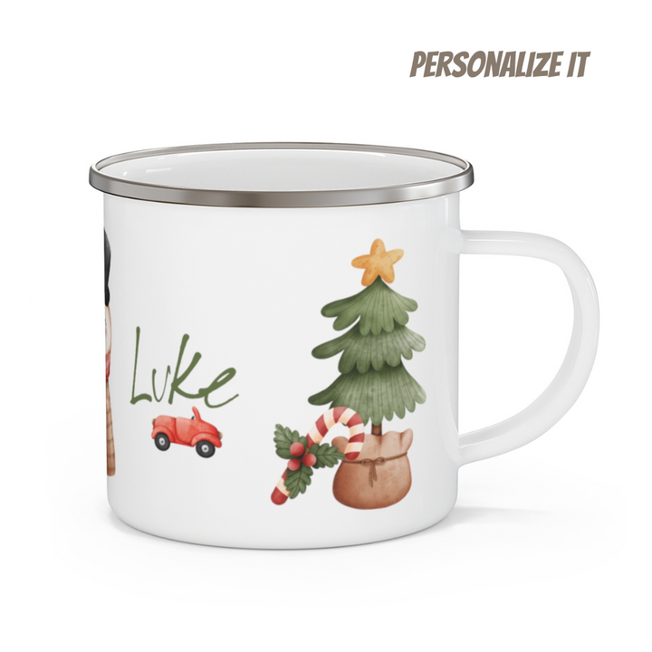 Christmas Presents Enamel Mug