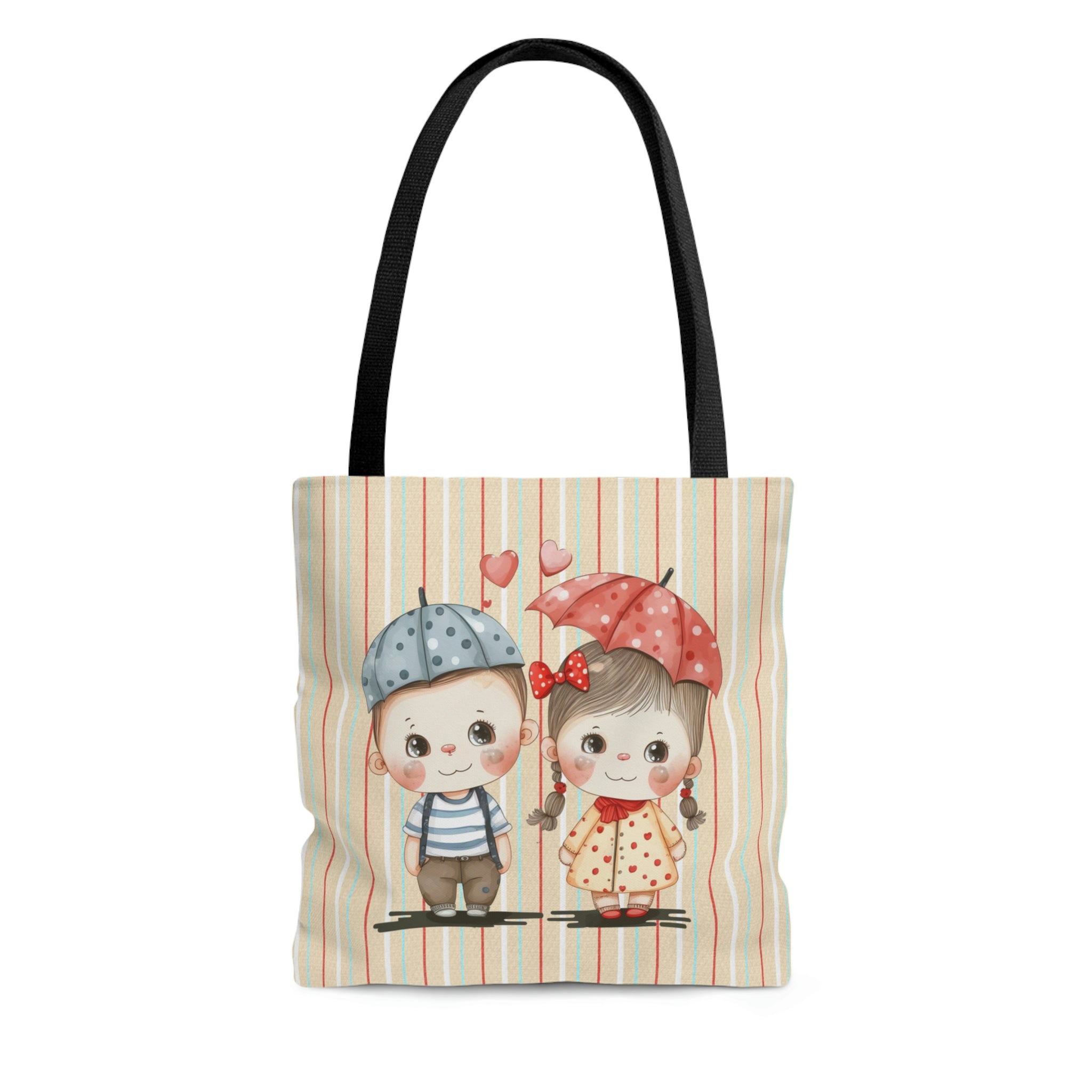 Cute Couple Tote Bag