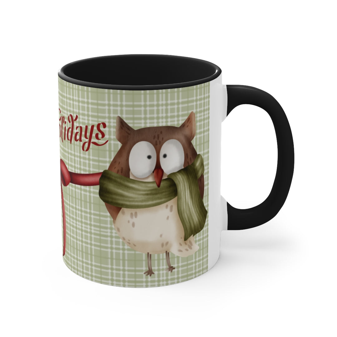 Holiday Owl  Holiday Mug 11oz