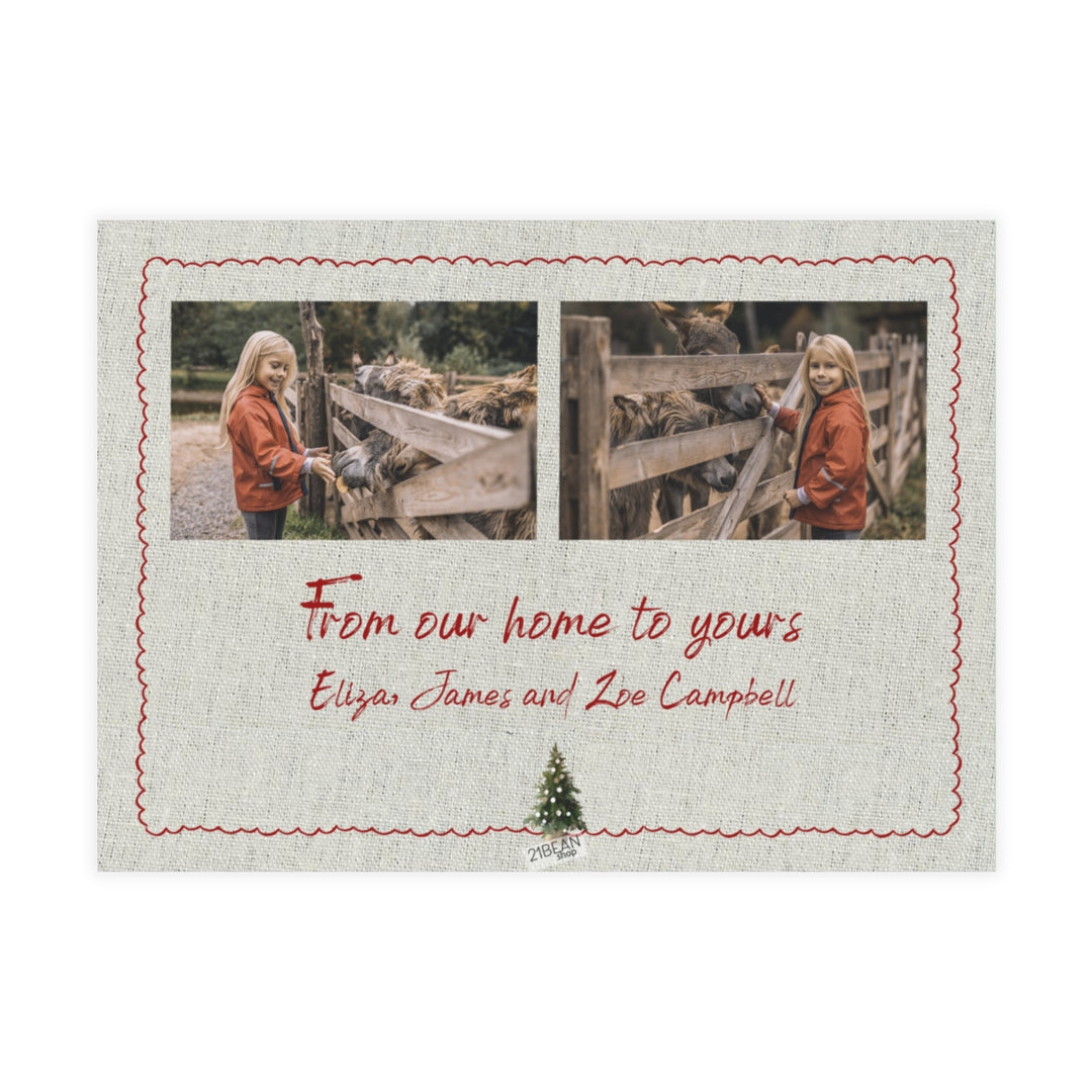 Christmas Red Barn Greeting Cards
