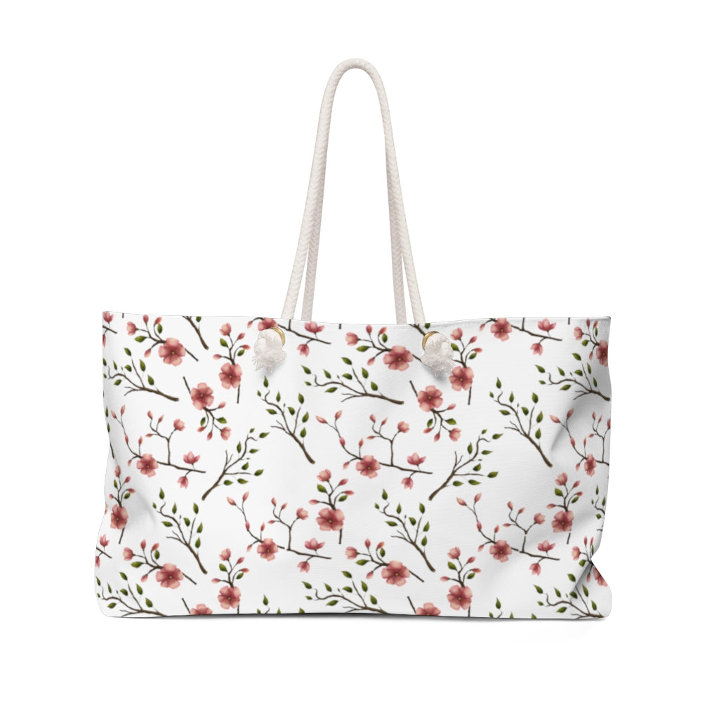 Cherry Blossom Weekender Bag