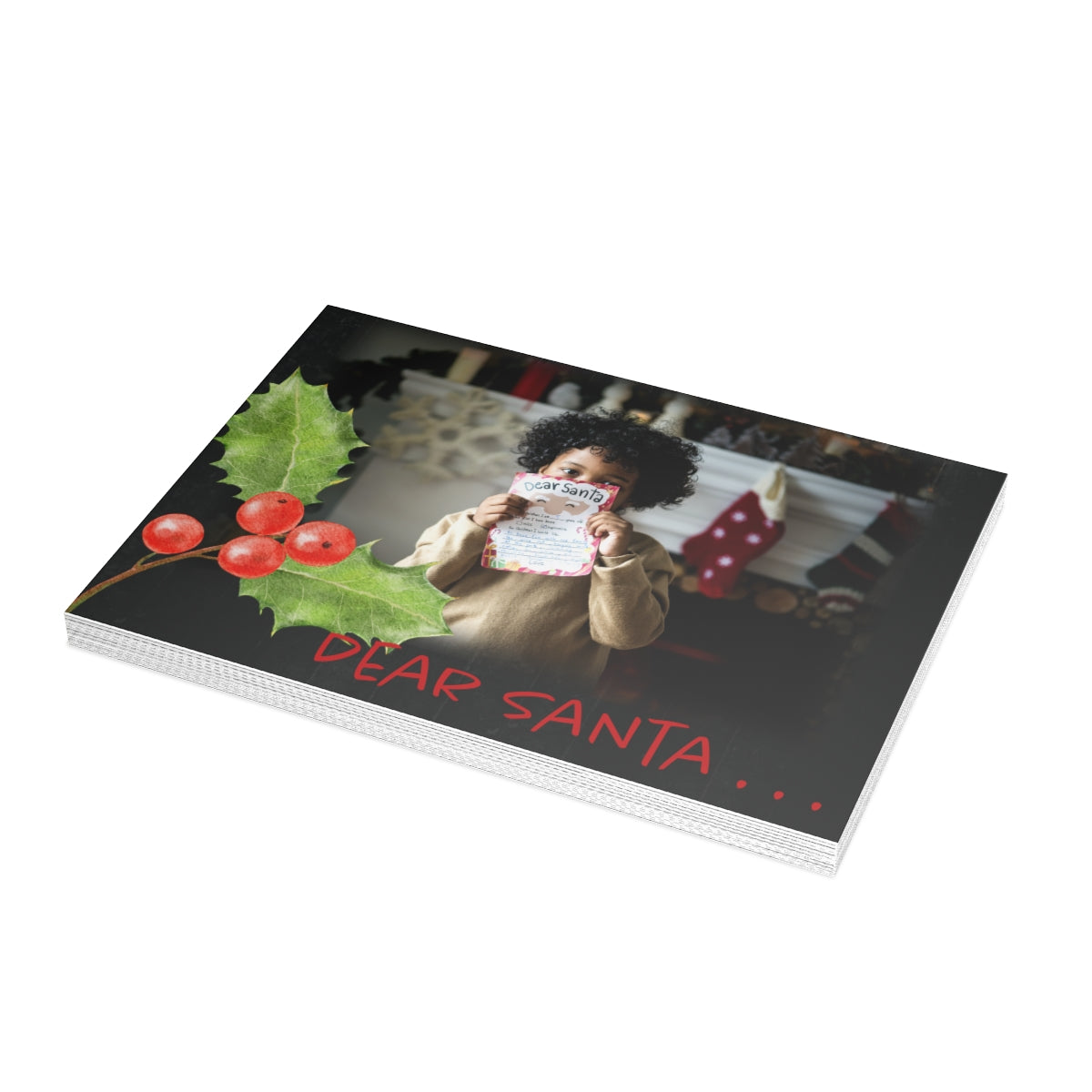 Dear Santa Greeting Card