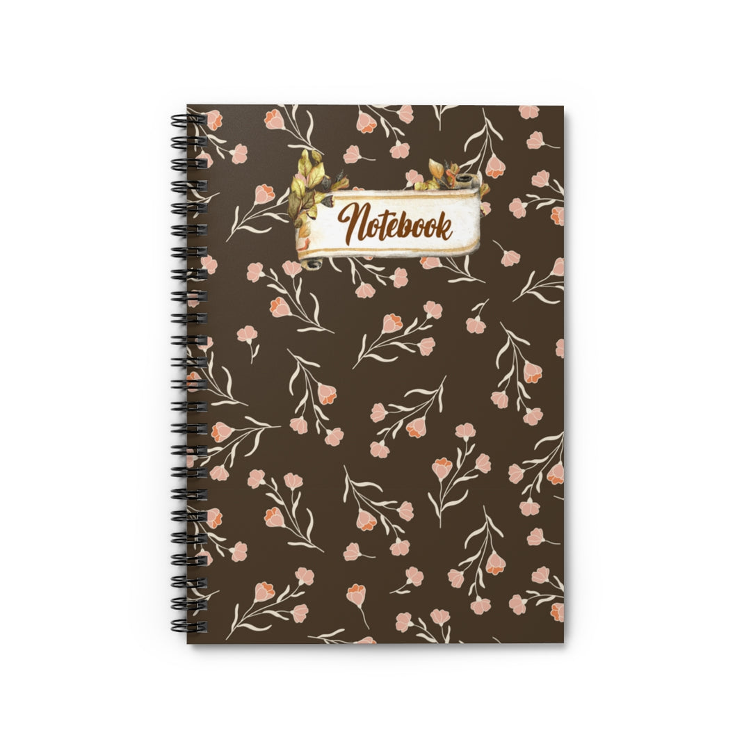 Rustic Cottage Fall Spiral Notebook