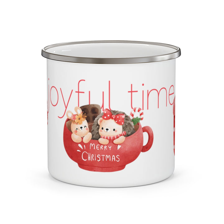 Joyful Time Enamel Mug