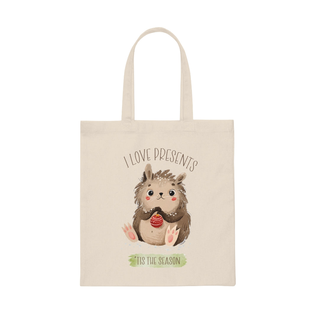I Love Presents Lightweight Canvas Tote Bag