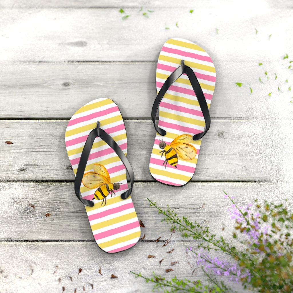 Sweet Bees Flip Flops