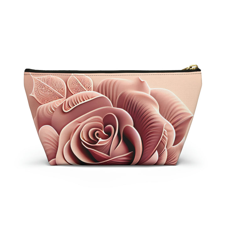 Dusty Rose Full Bloom Cosmetic Pouch