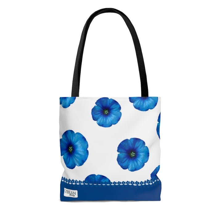 Full Bloom Blue Tote Bag