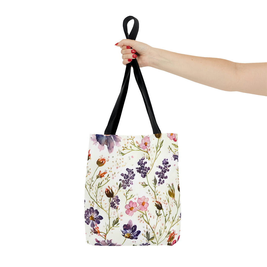 Spring Morning Flower Tote Bag