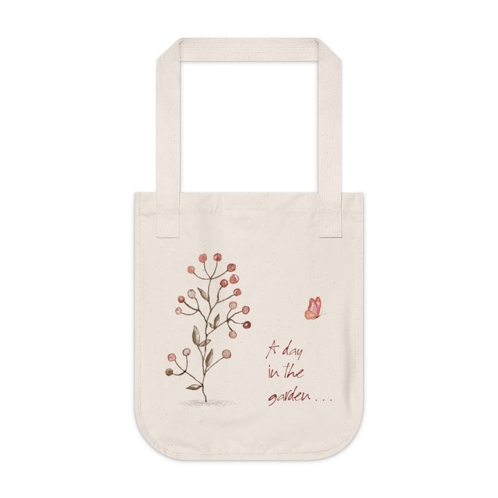 In The Garden Organic Canvas Tote