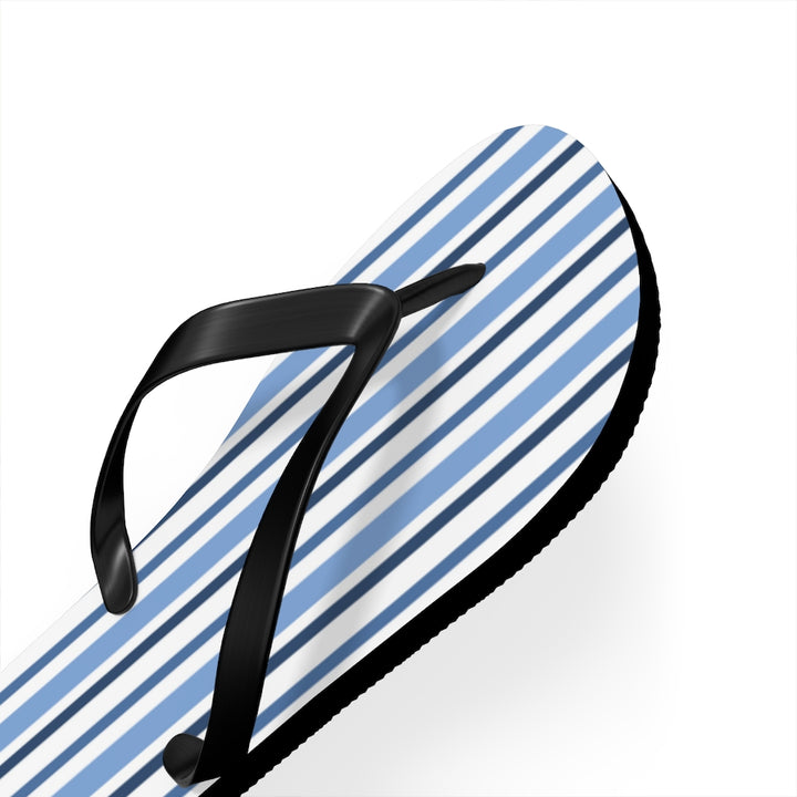 Blue Stripes Flip Flops