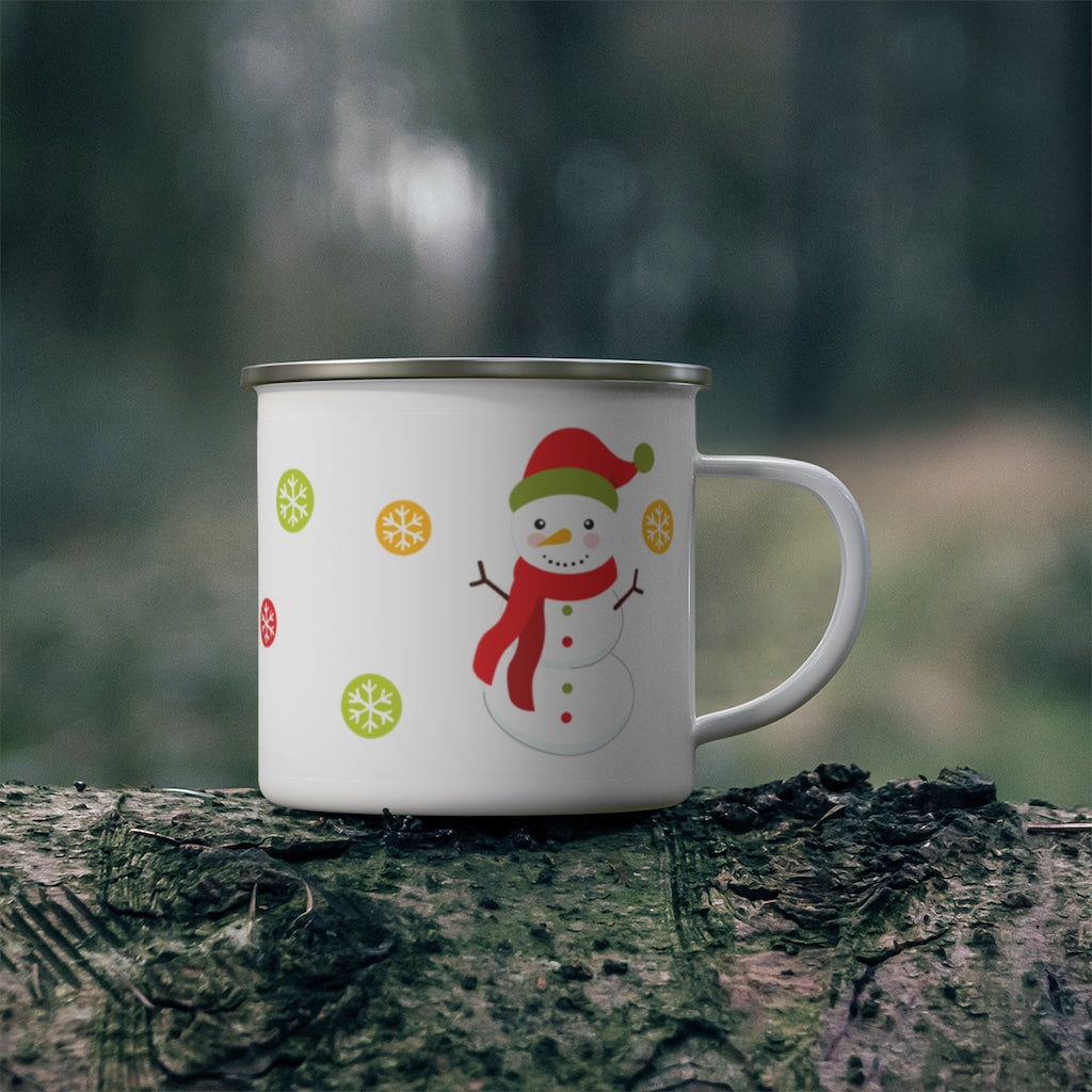 Joy At Christmas Enamel Mug