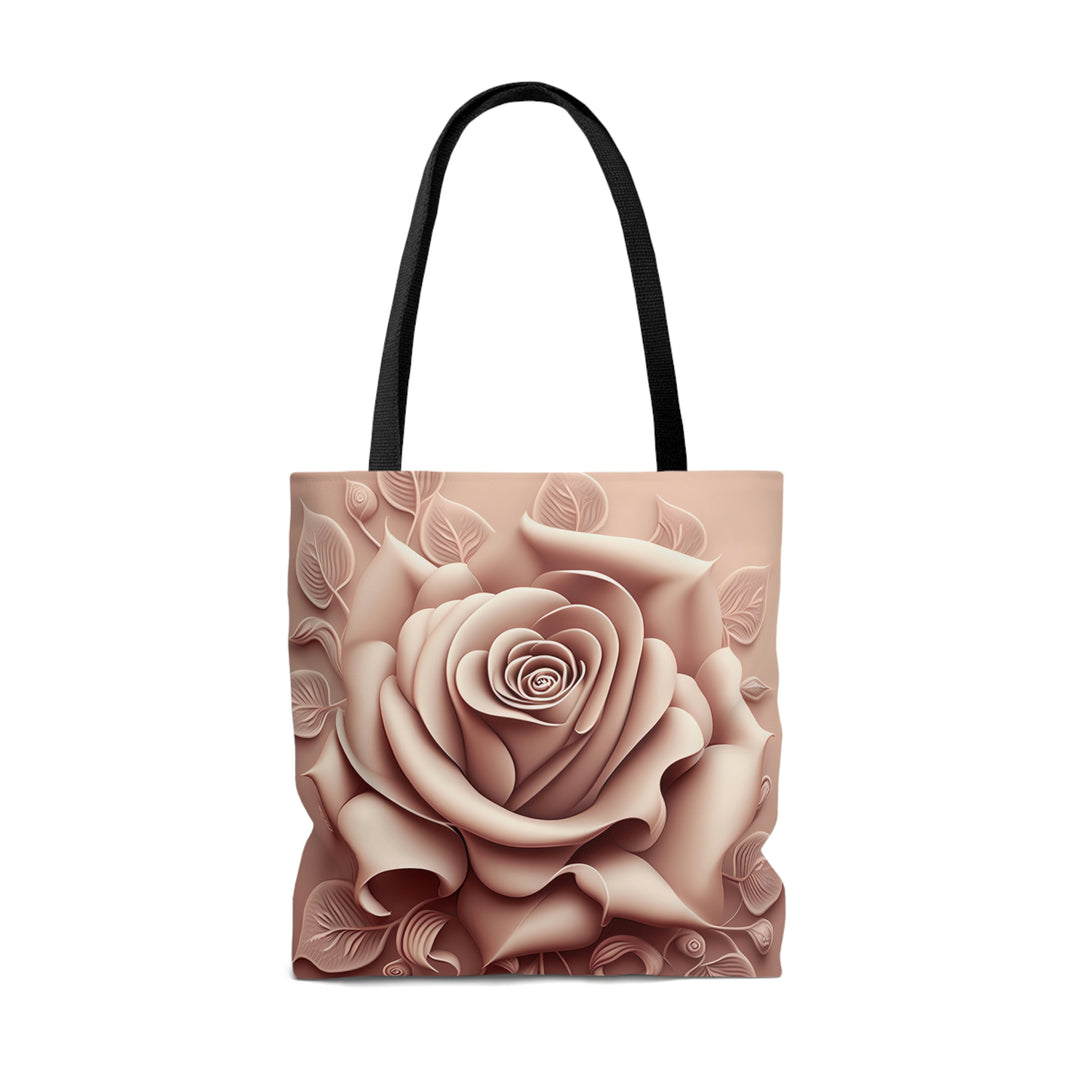 Dusty Rose Intricate Bloom Tote Bag