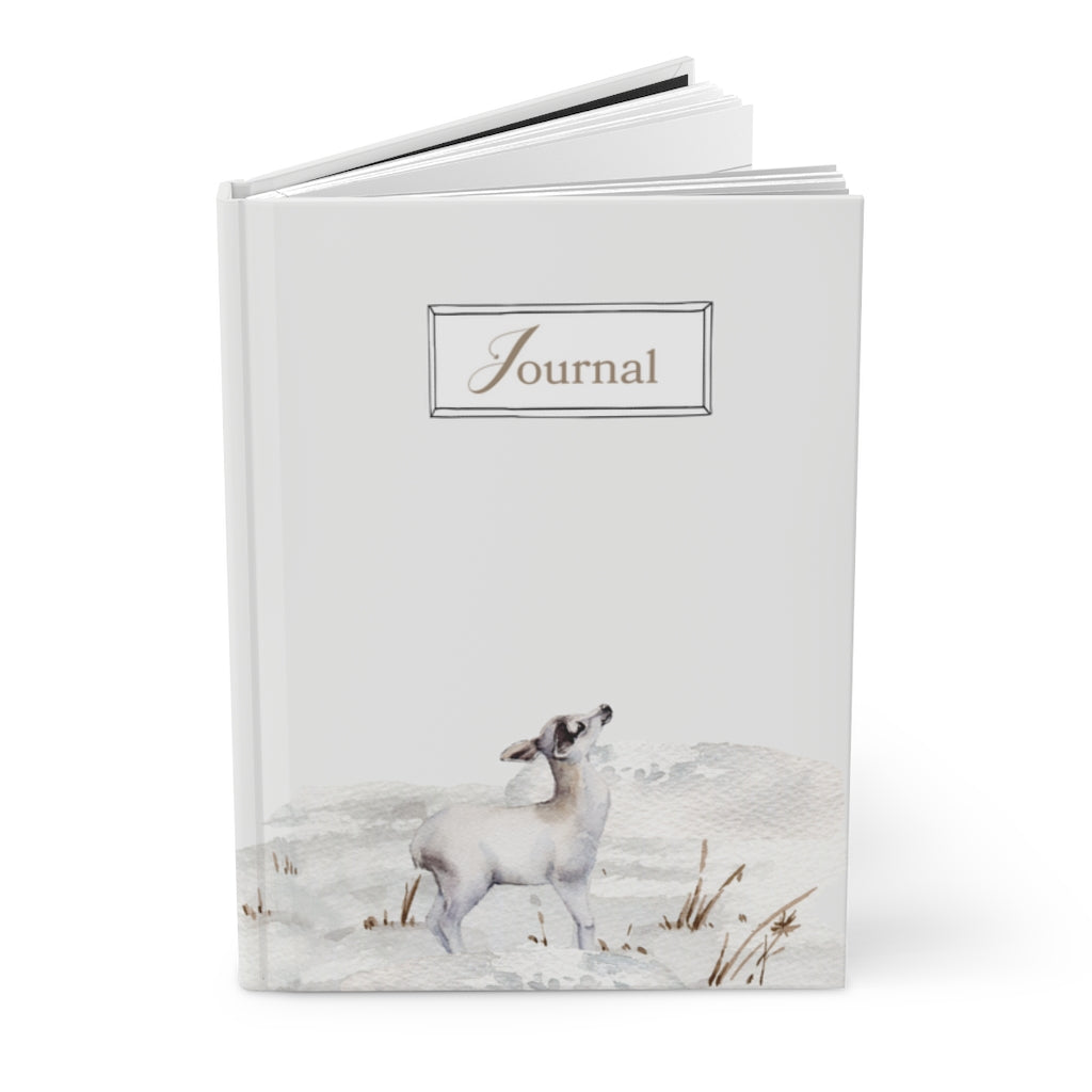 First Day of Winter Hard Cover Journal
