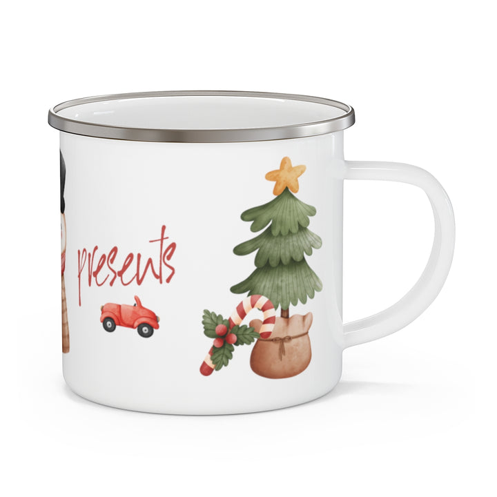 Christmas Presents Enamel Mug