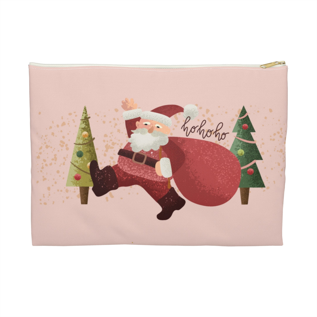 Santa Pink Accessory Pouch