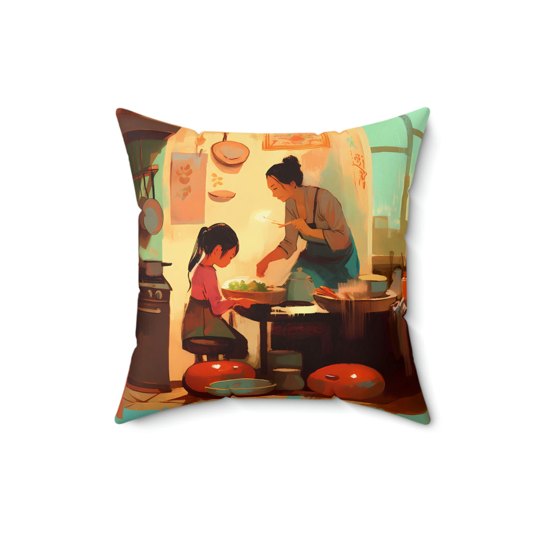 Mother's Love Is Unconditional Square Pillow
