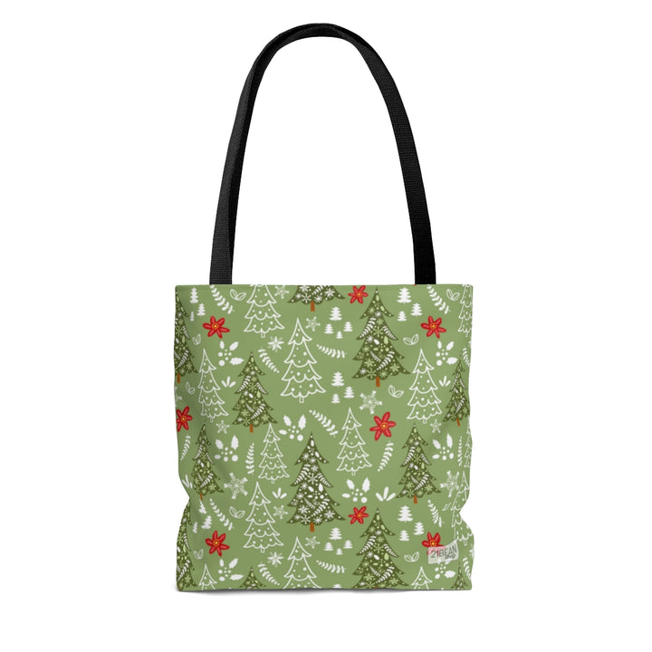The Dancing Holiday Trees Tote Bag