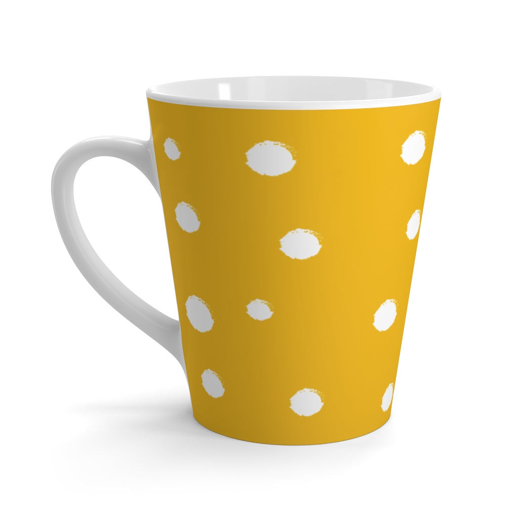 Yellow Polka Dots Mug
