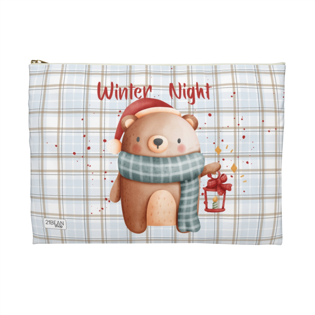 Winter Night Holiday Accessory Pouch
