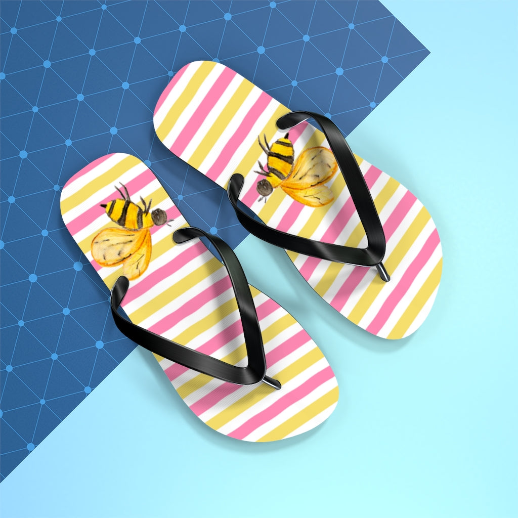 Sweet Bees Flip Flops