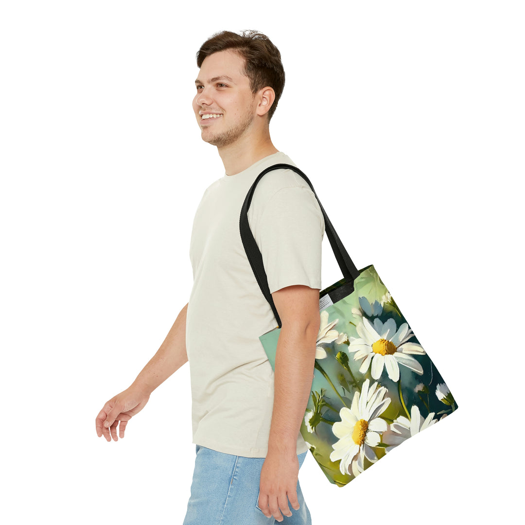 Morning Daisies Flower Tote Bag