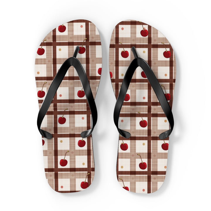 Choco Cherries Flip Flops