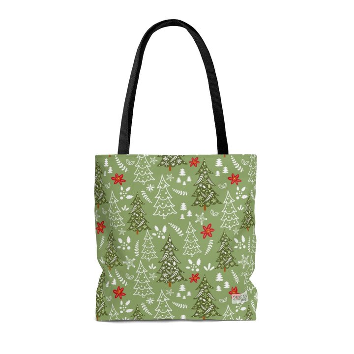 The Dancing Holiday Trees Tote Bag